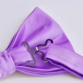 thumbnail image 4 of LAICAIW Mens Solid Color Double Fold Pre-tied Bow Tie and Pocket Square Set, 4 of 7