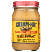 Cream Nut Peanut Butter Smooth Natural, 17 Oz