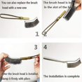 thumbnail image 3 of 4pcs Steel wire brush, stainless steel wire brush set, 3 of 5