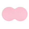 thumbnail image 1 of Tapete de silicona ecológico para mascotas, antideslizante, resistente al desgaste y con aislamiento térmico, tapete con forma de nube para comida de perros (rosa claro), 1 of 7