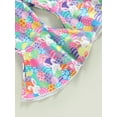 thumbnail image 7 of Jxzom Newborn Baby Girl My First Easter Outfit 3 6 12 18 Months Bunny Colorful Eggs Print Ruffle Romper Flared Pants Headband Set, 7 of 7