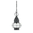 thumbnail image 2 of 5-226-88-Savoy House-Enfield - One Light Outdoor Hanging Lantern Oxidized Black Finish with Clear, 2 of 7