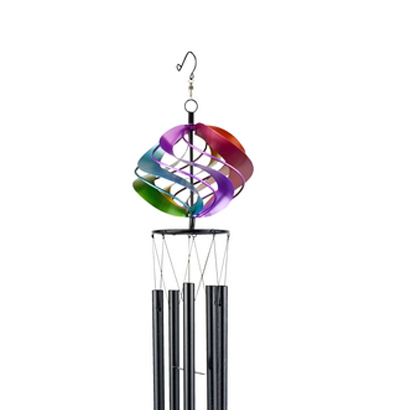 Rainbow Cosmic Swirl Wind Chime Indoor Outdoor