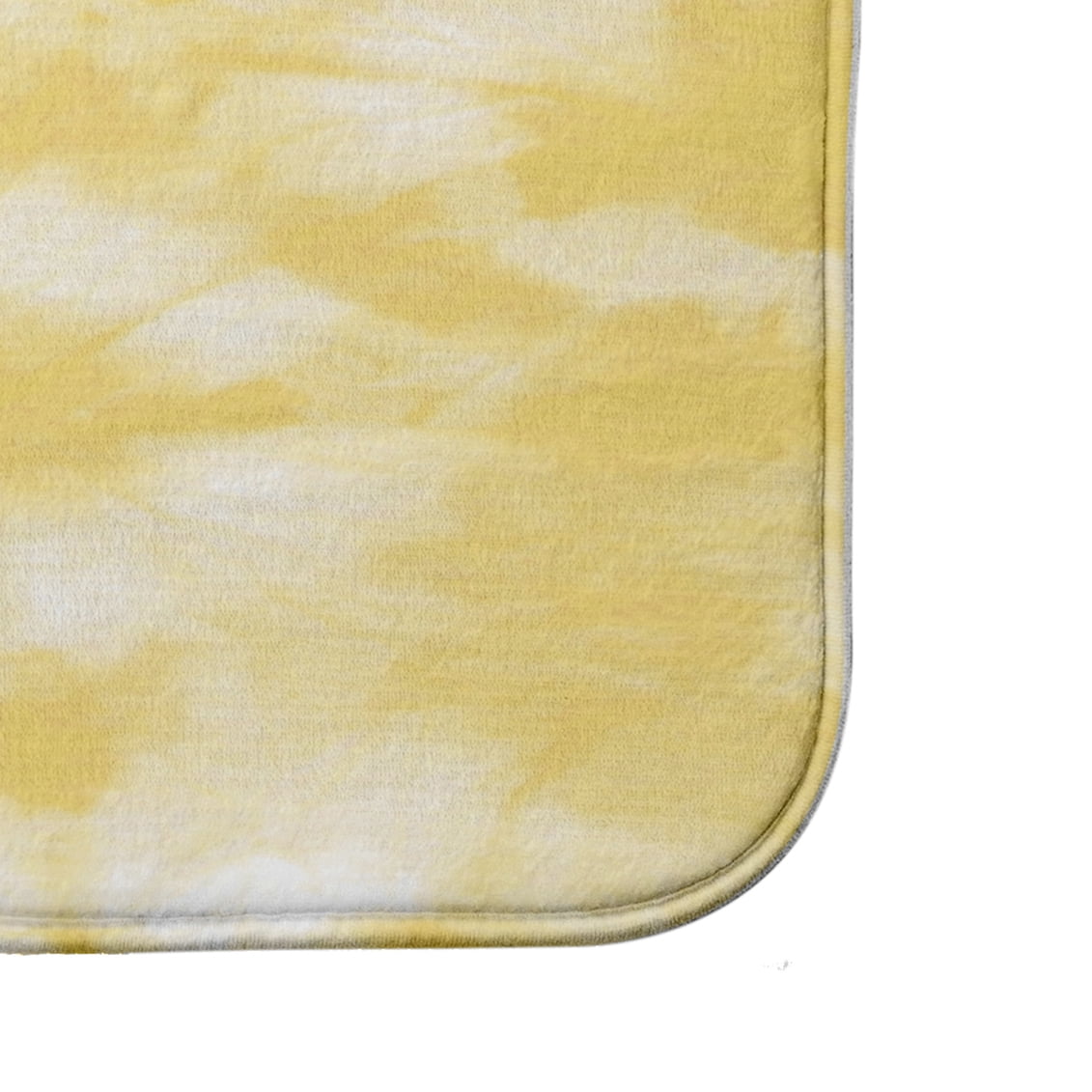 Simply Daisy 34" x 21" Plush Microfiber Yellow Chillax Bath Mat