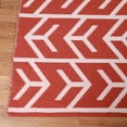 thumbnail image 3 of Contemporary Arrow Indoor/ Outdoor Rug, 5'5" x 7'5", Rust, 3 of 9