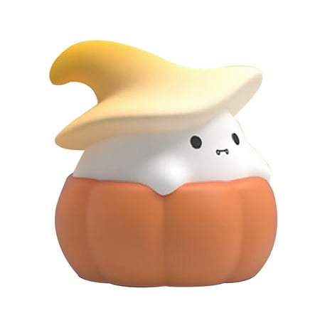 

AGXAP Ghost Pumpkin Night Light Yellow Night Lights Pumpkin Night Light Silicone Pat Light USB Rechargeable Three Gears Adjustable Decorations