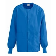 ComfortEase Unisex Snap-Front Warm-Up Scrub Jacket