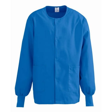 

Unisex ComfortEase Snap-Front Warm-Up Scrub Jacket