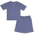 thumbnail image 4 of Minecraft Creeper Boys Short Sleeve T-Shirt & Shorts with Lenticular Image Changing Patch, 2-Piece Gamer Outfit Shorts Set for Kids (Size 4-10), 4 of 5