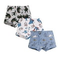 thumbnail image 3 of Potty Training Underwear for Boys 2-3 Years Kids Baby Cute Cartoon Shorts 3Pcs Comfortable Stretchy Breathable Lightweight Delicate Daily Boxer Briefs, 3 of 4