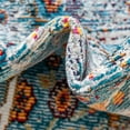 thumbnail image 6 of Unique Loom Charm Collection Area Rug - Unicorn (4' 1" Round Turquoise/Black), 6 of 7