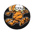 thumbnail image 3 of Cute Cartoon Garfield Spare Tire Cover Wheel Protectors For Trailer Rv Suv Truck Camper Travel Fits For Tire Diameter 15 Inch, 3 of 6
