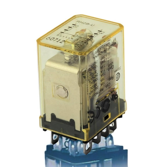RH2B-U AC24V/8pins/10A Relays（1pcs）