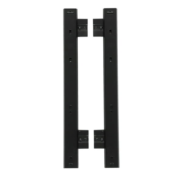 ELAYARD 1Pair Black Steel Keyboard Slide Tray for Desk Perfect for Office and Home Use