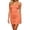 Orange, variant on Women Full Slips Dress Adjustable Spaghetti Strap Under Mini Dress Bodycon Club Cami Dress