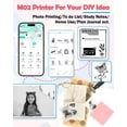 thumbnail image 4 of Phomemo Mini Sticker Printer- Mini Printer Sticker Maker Machine M02, Print Pods Suitable for Creative DIY, Diaries, Photos, Study Notes, Portable Th, 4 of 7