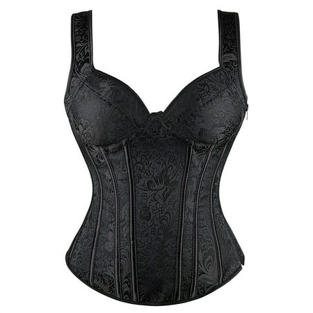 

Hesxuno Sexy Womens Tops Plus Size Corsets for Women Bustier Lingerie Costume Bustier Top Gothic Shapewear Sexy Underwear