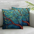 thumbnail image 3 of GOSMITH Oil Painting Black Large Tree and Flower Birds  Throw Pillow Case Cushion Cover Home Sofa Decorative, 3 of 5