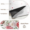thumbnail image 6 of 5'x7' Area Rugs for Living Room Bedroom, Pink Spring Floral Washable Rug Carpet Runner Indoor Outdoor, Weeping Romantic Flowers Pastoral Non Slip Floor Mats Area Rug for Kitchen, Nursery, 6 of 8