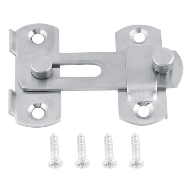 Cerradura de Cerrojo para puerta corredera de acero para inoxidable para ventana, gabinete, probador, delicada y fácil de instalar, anticorrosión, resistente y duradera, adecuada