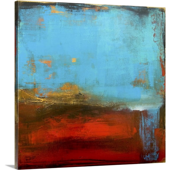 Great BIG Canvas | "Blue Monday" Canvas Wall Art - 24x24