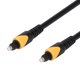 thumbnail image 4 of Juego de 5 cables de audio de fibra óptica con puerto cuadrado SPDIF Toslink de 1 m/3,3 pies para conexión de TV y altavoces, 4 of 8