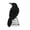 Black, variant on Black Crow Tree Topper for Halloween and Christmas, 5.9 Inch Gothic Raven Ornament with Spring Base, Holiday Tree Decoration for Party Seasonal Display