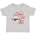 thumbnail image 3 of Inktastic Christmas Let it Snow Cute Snow Man with Snowflakes Boys or Girls Baby T-Shirt, 3 of 5