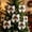 White, variant on Velvet Christmas Tree Bow Pendant 8x6in Store Window Decor,White