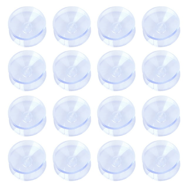 20 protectores antideslizantes para mesas de vidrio, ventosas de doble cara, de goma no adhesivas, para debajo del vidrio.