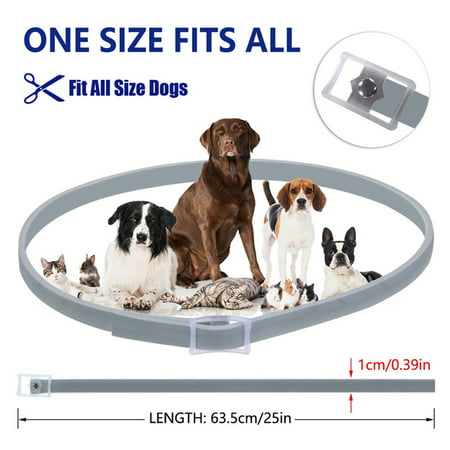 Flea & Tick Collar for Large & Small Dogs Hypoallergenic & Waterproof Tick Prevention & Flea Control Dog Collar for 8 Months of
