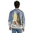 thumbnail image 5 of Merry Christmas Doberman Pinscher Snowy Winter with Gifts Tree Decorations All Over Print 3D Sweatshirt Unisex Merch Doberman Dog Lover Gifts - 12020, 5 of 6