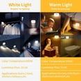 thumbnail image 3 of 2 Pack Motion Sensor Night Lights with Battery Powered,Auto On/Off Light Sensor Light for Bedroom, Stairs, and Kitchen Walls,Cold White, 3 of 8