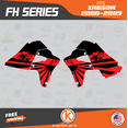thumbnail image 4 of Kalair GFX Graphics Kit for Honda XR650R (2000-2009) Fh Series, 4 of 5