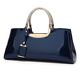 thumbnail image 3 of Bolso de mujer portátil de piel patentada con pegamento ligero, bolso de hombro para boda, bolso de novia, bolso de banquete, 3 of 5