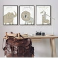 thumbnail image 2 of Stupell Industries Comforting Animal Nursery Sentiments Graphic Art Black Framed Art Print Wall Art, Set of 3, Design by Kim Allen, 2 of 7