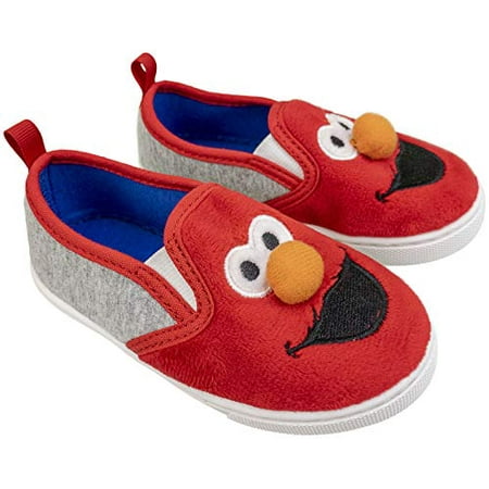 Sesame Street Elmo Shoes Slip On Sneaker for Toddlers Red Toddler Size 7 Walmart
