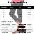 thumbnail image 3 of Capri Leggings for Women Elastic High Waisted 3/4 Length Yoga Pants Summer Soft Lightweight Workout Capris Hot Pink S, 3 of 5