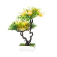 thumbnail image 2 of Artificial Bonsai Tree-Fake Plant in Pot Artificial Plants, Faux Bonsai Pine Bonsai Artificial Plants for Home Decor Indoor, Office/Windowsill/Yard,Desktop Display 50% Saving, 2 of 6