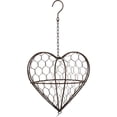 thumbnail image 5 of Hanging Heart-Shaped Wire Bird Nesting Material Holder with Chain,Handmade Fiber Bird Nesting Heart Refillable,for Hummingbirds,Spring and Summer Garden Decor Wild Birds Station, 5 of 9