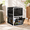 Black-2, variant on Black 2 Pack Lockable Storage Bin, 12.95 x 9.88 x 5.20 in, Stackable Organizer