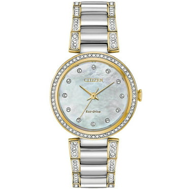Citizen Women's Eco-Drive Stainless Steel Crystal Watch EW2340 