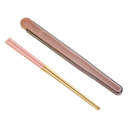 

Chopsticks with for Case Reusable Portable Utensils for Camping Traveling 4 Colo