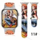 thumbnail image 3 of Correa estampada de la serie One Piece Nami Boa Hancock para Apple Watch Ultra S8 65432SE Correa de repuesto de silicona de 38 mm a 45 mm para regalo, 3 of 5