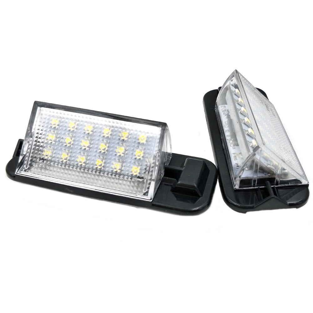 Nikauto 2Pcs 6500k 3528SMD LED License Plate Light for BMW E36 1992-1999
