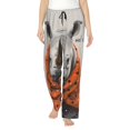 thumbnail image 1 of Balery Polka Dot Rhino Welcome Pantalones de pijama para mujer, pijamas ultraligeros, pantalones de estar por casa-X-Large, 1 of 6