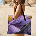 thumbnail image 4 of Dahlia Flower Outdoor Picnic Blanket, Foldable Waterproof Beach Mat, Portable Beach Blanket for Beach Camping, Hiking, Family Concerts, 4 of 7