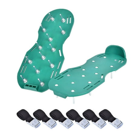 

Mnjin Yard Shoes Aerating Sandals Straps Loose Adjustable Electrical Tools Green