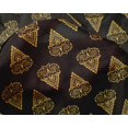 thumbnail image 4 of oneOone Silk Tabby Fabric Leaves & Floral Block Print Fabric BTY 42 Inch Wide, 4 of 4