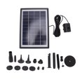 thumbnail image 1 of Un comedero ecológico de 7 W. Minifuente de 10 V alimentada por energía solar para baños de pájaros, jardines y piscinas, 1 of 8